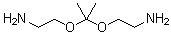 CAS # 127090-71-5, Propanone bis(2-aminoethyl) ketal