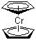 Chromocene molecular structure (CAS 1271-24-5)