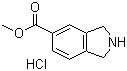 structure of CAS# 127168-93-8, 异吲哚啉-5-羧酸甲酯盐酸盐
