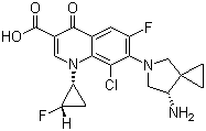 structure of CAS# 127254-10-8, 西他沙星