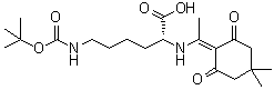 structure of CAS# 1272754-98-9, N2-[1-(4,4-二甲基-2,6-二氧代环己基亚基)乙基]-N6-[叔丁氧羰基]-D-赖氨酸