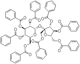 structure of CAS# 12738-64-6, 蔗糖苯甲酸酯