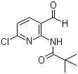 structure of CAS# 127446-34-8, N-(6-Chloro-3-formylpyridin-2-yl)pivalamide