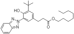 CAS # 127519-17-9, 3-(2H-Benzotriazolyl)-5-(1,1-di-methylethyl)-4-hydroxy-benzenepropanoic acid octyl esters