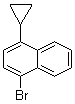 structure of CAS# 127971-24-8, 1-环丙基-4-溴萘