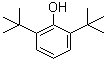 CAS # 128-39-2, 2,6-Di-tert-butylphenol, 2,6-Bis(1,1-Dimethylethyl)phenol, 2,6-Bis(tert-butyl)phenol, 2,6-DTBP