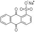 structure of CAS# 128-56-3, 1-Anthraquinonesulfonic acid sodium salt
