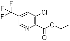 structure of CAS# 128073-16-5, 3-氯-5-三氟甲基吡啶-2-甲酸乙酯