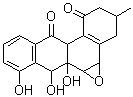 CAS # 128233-09-0, 1a,2,3,4,5b,11,11a,11b-Octahydro-10,11,11a-trihydroxy-3-methyl-benz[3,4]anthra[1,2-b]oxirene-5,6-dione