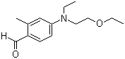 CAS 登录号：128237-47-8, N-乙基-N-乙氧基乙基-4-氨基-2-甲基苯甲醛