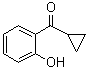 structure of CAS# 128405-69-6, Cyclopropyl(2-hydroxyphenyl)methanone