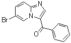structure of CAS# 1284293-40-8, (6-Bromoimidazo[1,2-a]pyridin-3-yl)phenylmethanone