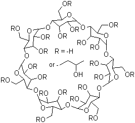 Hydroxypropyl-beta-cyclodextrin  molecular structure (CAS 128446-35-5)