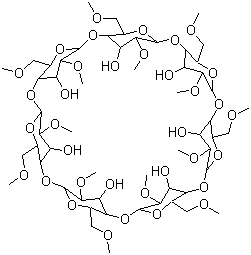 CAS # 128446-36-6, beta-Cyclodextrin methyl ethers, Methyl-beta-cyclodextrin