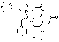 CAS 登录号：128473-05-2, 6-脱氧-beta-L-半乳糖 2,3,4-三乙酸酯 1-[双(苄基)磷酸酯]