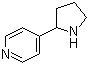 structure of CAS# 128562-25-4, 4-吡咯烷-2-基吡啶