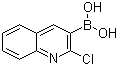 structure of CAS# 128676-84-6, 2-氯喹啉-3-硼酸
