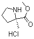 structure of CAS# 1286768-32-8, 2-Methyl-D-proline methyl ester hydrochloride