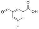 3-fluoro-5-formylBenzoic acid molecular structure (CAS 1289005-85-1)
