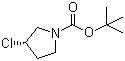 CAS 登录号：1289584-82-2, (3S)-3-氯-1-吡咯烷甲酸叔丁酯