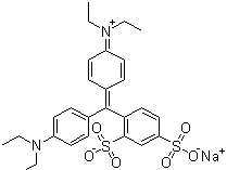 Acid blue 1 molecular structure (CAS 129-17-9)
