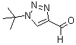 structure of CAS# 129027-65-2, 1-(1,1-Dimethylethyl)-1H-1,2,3-triazole-4-carboxaldehyde