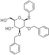 CAS # 129081-01-2, Phenyl 2,3-bis-O-(phenylmethyl)-1-thio-beta-D-glucopyranoside