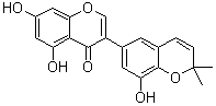 structure of CAS# 129280-33-7, Semilicoisoflavone B