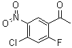 structure of CAS# 1292836-16-8, 1-(4-氯-2-氟-5-硝基苯基)乙酮