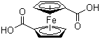 1,1'-Ferrocenedicarboxylic acid molecular structure (CAS 1293-87-4)
