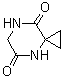 structure of CAS# 129306-17-8, 4,7-二氮杂螺[2.5]辛烷-5,8-二酮