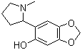 CAS # 1296674-47-9, 6-(1-Methyl-2-pyrrolidinyl)-1,3-benzodioxol-5-ol