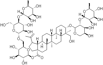 CAS # 129741-57-7, Anemoside B4, Chinensioside A, Pulchinenoside C, Pulchinenoside B4