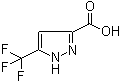 structure of CAS# 129768-28-1, 5-(三氟甲基)-1H-吡唑-3-羧酸