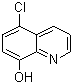 structure of CAS# 130-16-5, 5-氯-8-羟基喹啉