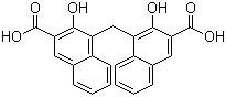 structure of CAS# 130-85-8, Pamoic acid