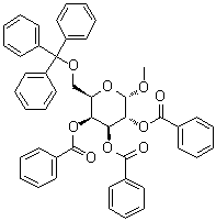CAS # 130163-39-2, Methyl 6-O-(triphenylmethyl)-alpha-D-galactopyranoside tribenzoate