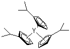 structure of CAS# 130206-63-2, Tris[(1,2,3,4,5-eta)-1-(1-methylethyl)-2,4-cyclopentadien-1-yl]yttrium