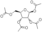 CAS # 13035-61-5, beta-D-Ribofuranose 1,2,3,5-tetraacetate, 1,2,3,5-Tetra-O-acetyl-D-ribofuranose, 1,2,3,5-tetraacetyl-beta-D-ribofuranose