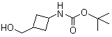 structure of CAS# 130369-05-0, [3-(羟基甲基)环丁基]氨基甲酸叔丁酯