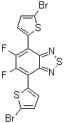 structure of CAS# 1304773-89-4, 4,7-Bis(5-bromo-2-thienyl)-5,6-difluoro-2,1,3-benzothiadiazole