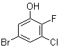 structure of CAS# 1305322-97-7, 5-Bromo-3-chloro-2-fluorophenol