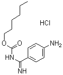 CAS # 1307233-93-7, N-[(4-Aminophenyl)iminomethyl]carbamic acid hexyl ester hydrochloride
