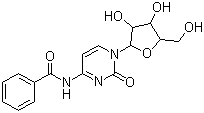 CAS # 13089-48-0, N-Benzoylcytidine, N-[1-[3,4-Dihydroxy-5-(hydroxymethyl)oxolan-2-yl]-2-oxopyrimidin-4-yl]benzamide