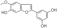 CAS # 1309478-07-6, Wittifuran X, 5-(6-Hydroxy-5-methoxy-2-benzofuranyl)-1,3-benzenediol