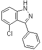 structure of CAS# 13097-02-4, 4-氯-3-苯基-1H-吲唑