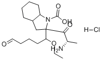 CAS 登录号：130982-52-4, (2S,3aS,7aS)-1-(((S)-1-乙氧基-1-氧代戊烷-2-基)-D-丙氨酰)八氢-1H-吲哚-2-羧酸盐酸盐