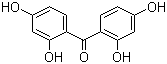 CAS # 131-55-5, 2,2',4,4'-Tetrahydroxybenzophenone, Di(2,4-dihydroxyphenyl)methanone, Bis(2,4-dihydroxyphenyl)methanone