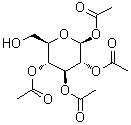 structure of CAS# 13100-46-4, 1,2,3,4-Tetra-O-acetyl-beta-D-glucose