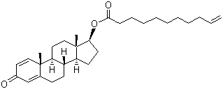 structure of CAS# 13103-34-9, Boldenone undecylenate
